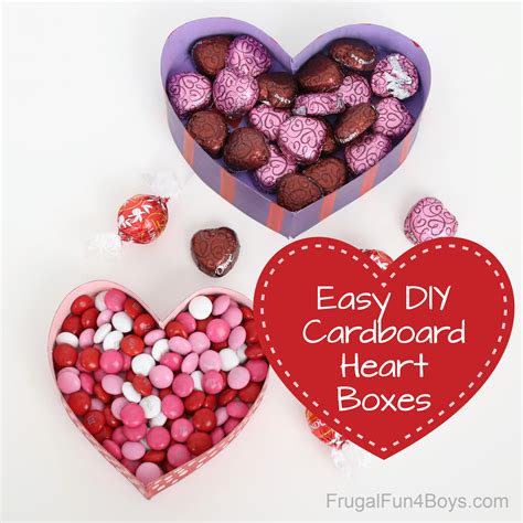 Easy Cardboard Valentine Heart Boxes - Frugal Fun For Boys and Girls