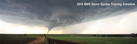 2018 Nws Storm Spotter Training Schedule