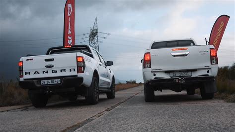 Toyota Hilux Vs Ford Ranger Drag Race Concludes In A Dominant Win