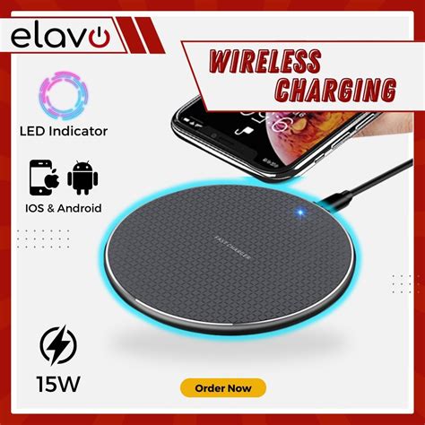 Jual Original Elavo Wireless Charging Single Dock Hp Wireles Charger Qi Iphone 11 Pro X Xs 8