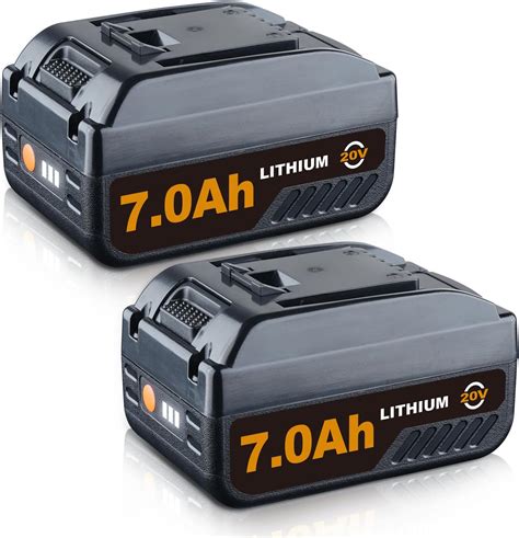 Amazon Ahomtikk 2Pack 6 5Ah 20V Replacement Battery For Worx 20V