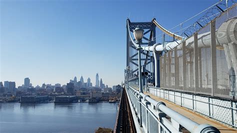 Ben Franklin Bridge Part A Walk Across The Ben Franklin Bridge That