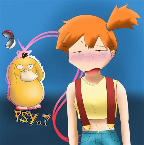 Psyduck And Misty By Kanonno On Deviantart