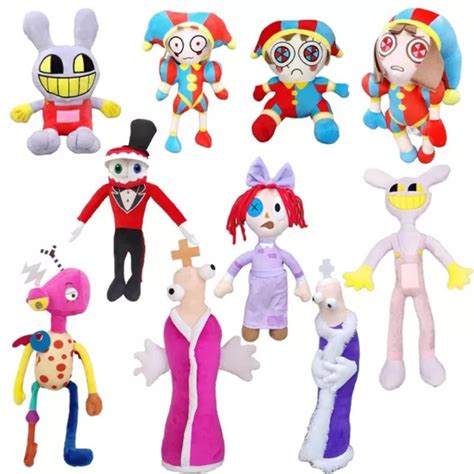 The Amazing Digital Circus Plush Clown Toy Anime Jax Pomni Soft Stuffed Dolls Uk £845 Picclick Uk