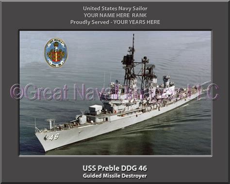 USS Preble DDG 46 : Personalized Navy Ship Photo ⋆ Personalized US Navy ...