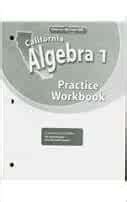 California Algebra Practice Workbook Mcgraw Hill