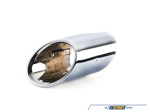 18307535436 Genuine BMW Tailpipe Tip Chrome Left 18307535436