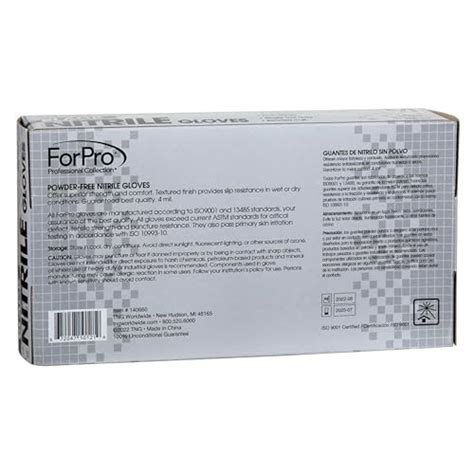 Snapklik Forpro Disposable Nitrile Gloves Chemical Resistant