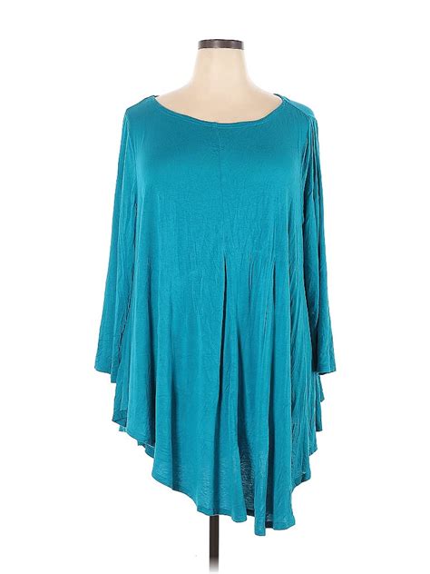 Roamans Teal Casual Dress Size 2x Plus 70 Off Thredup