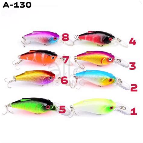 Umpan Pancing Lure Minnow Laser Crank Murah Shopee Indonesia