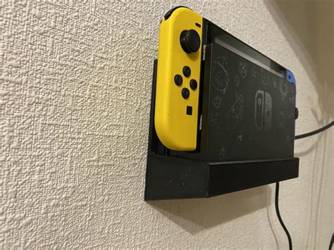 Archivo Stl Gratuito Soporte De Pared Para Nintendo Switchobjeto