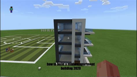 Minecraft Tutorial How To Make Modern Apartment Building 2020 Youtube