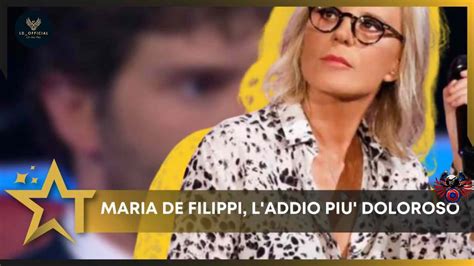 Maria De Filippi Arriva Il Giorno Pi Buio Ora Dovr Andare Avanti