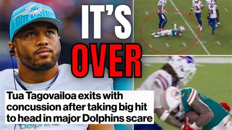 Tua Tagovailoa Suffers Another Scary Concussion For The Dolphins Is