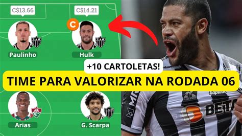 Time Para Valorizar Cartoletas Na Rodada Cartola Fc