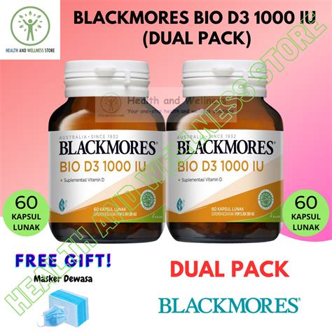 Jual Blackmores Bio D Iu Kapsul Lunak Dual Pack Vitamin D