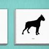 Dog Silhouette Canvas Prints in - Dayton | Groupon