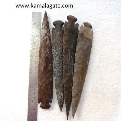 Wholesale Indian Agate Arrowhead Inch Agate Points Arrowheads