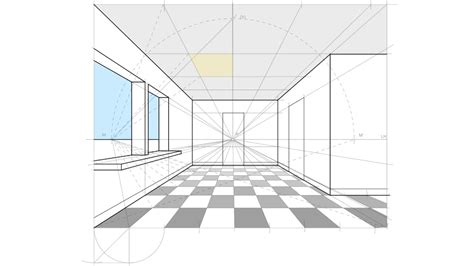 Cómo dibujar interior en perspectiva cónica frontal YouTube