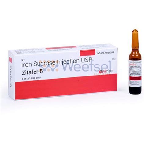 Iron Sucrose Injection At Best Price In Surat Gujarat Weefsel Pharma