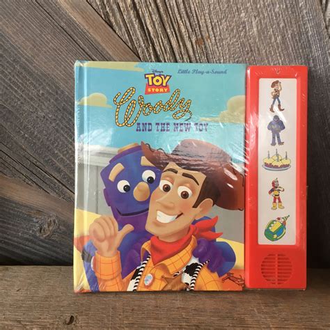 Toy Story Book Woody And The New Toy Play A Sound Book Read Etsy