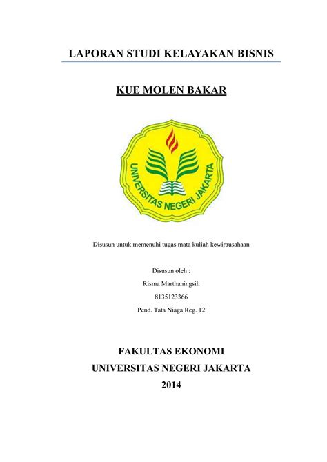 Laporan Studi Kelayakan Bisnis Pdf