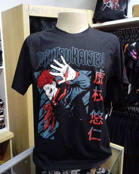 Camiseta Jujutsu Kaisen Yuji Itadori Elo Produtos Especiais