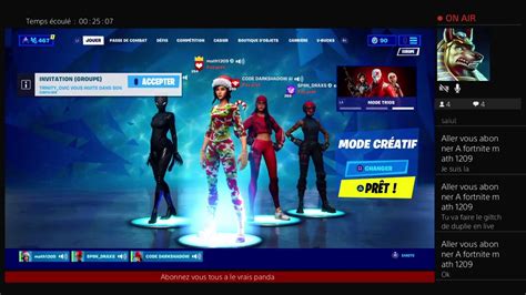 Live Fortnite Fr Venez Fille Et Garcon Venez Parler Venez Jouer