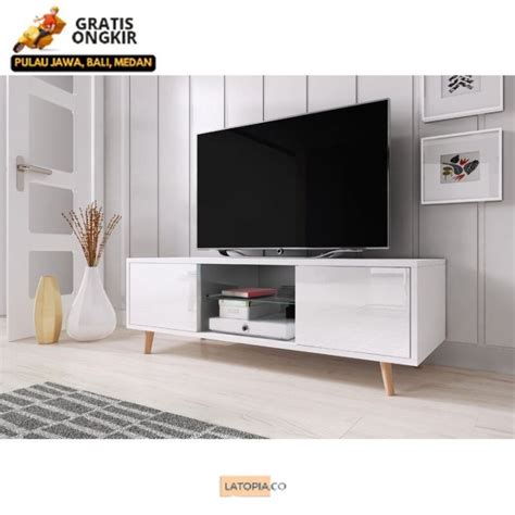 Latopia Sonn Meja Tv Rak Tv Minimalis Modern Shabby Chic Maks Tv