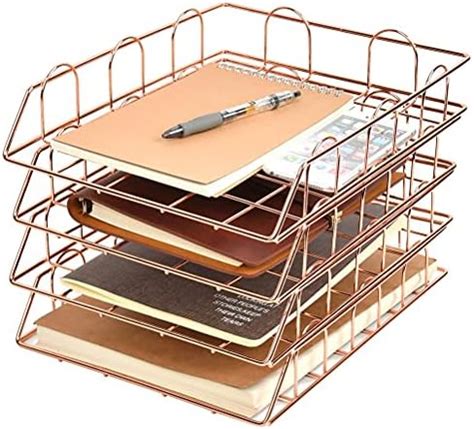 Doduos A Schreibtisch Ablage Organizer Tier Briefablage Metall