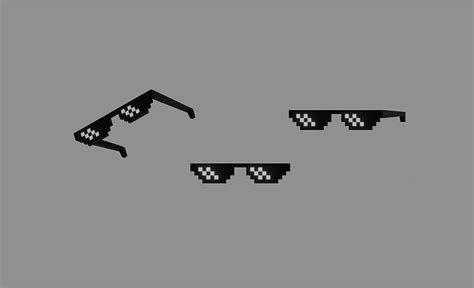 3d Model Pixel Sunglasses Vr Ar Low Poly Cgtrader