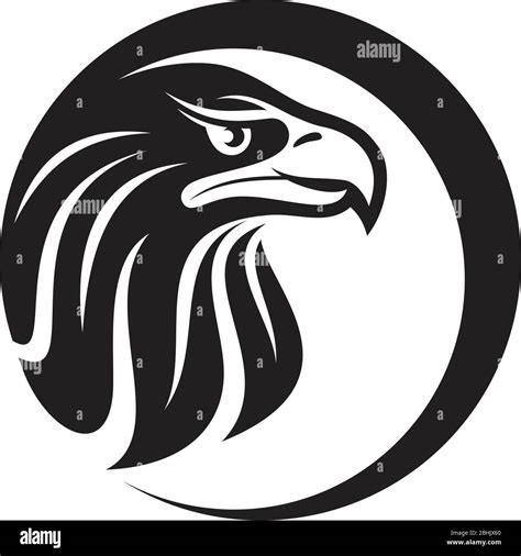 Eagle Head Vector Silhouette