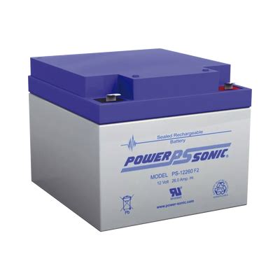 Comprar PS 12260 F2 POWER SONIC Batería 12V 26AH Para Respaldo