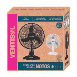 Ventilador De Mesa Notos Cm Branco Azul Ventisolliga O Home Center