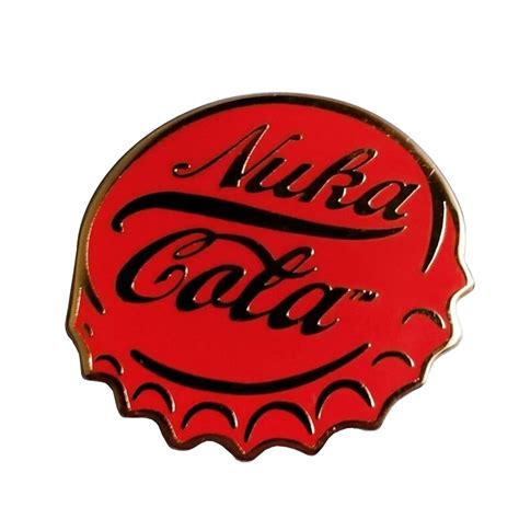 Fallout 4 Nuka Cola Bottle Cap Enamel Pin Brooches Aliexpress