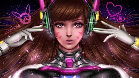 X Dva Overwatch Digital Fanart P Resolution Hd K