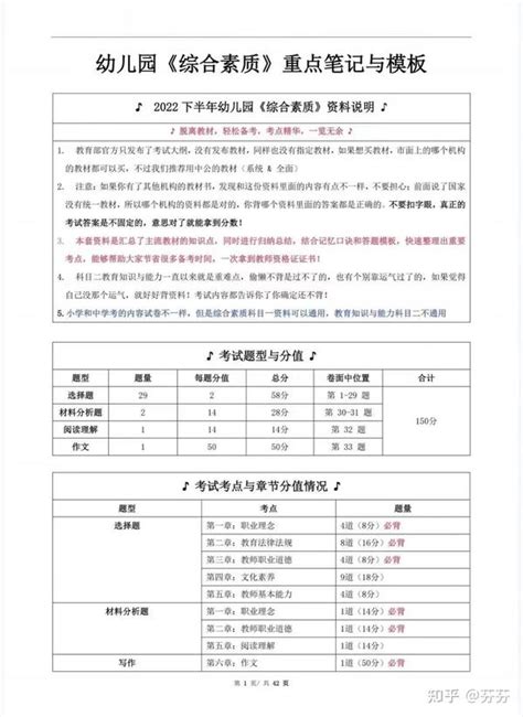 22教师资格证笔试‖重点笔记get√ 知乎