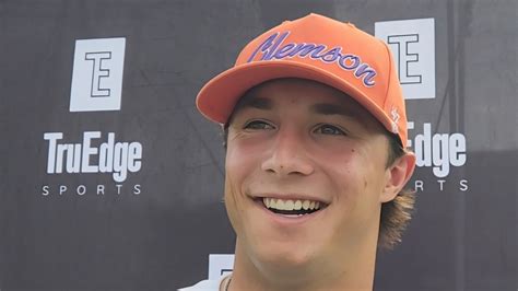 Video Clemson Qb Cade Klubnik At His Free Youth Football Camp