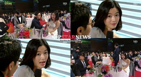 Sbs ‘2014 연기대상 전지현 한예슬 최고의 ‘애교퀸은 김희경 기자 톱스타뉴스