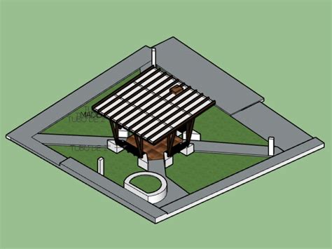 Glorieta Moderna En SKP Descargar CAD 3 22 MB Bibliocad