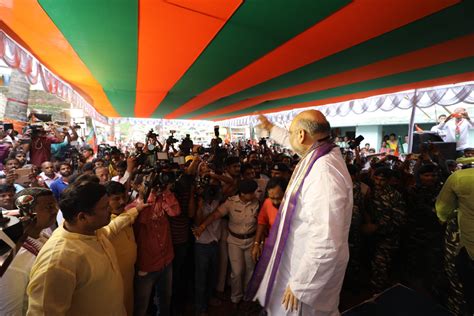 Bjp National President Shri Amit Shah Addressing Booth Committee