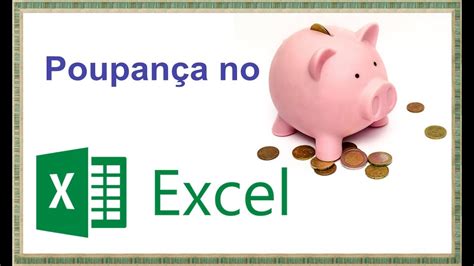 Poupança no Excel YouTube