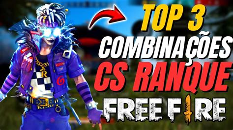 TOP 3 MELHORES COMBINAÇÕES DE HABILIDADES PARA O CS RANQUE FREE FIRE