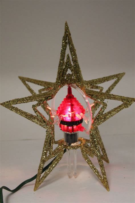 Vintage Merry Glow Rotating Spinning Christmas Tree By Cybersenora