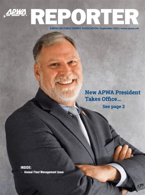 Reporter Magazine American Public Works Association