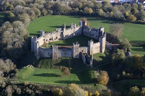 Framlingham Castle Aerial Image Aerial View Of Framlingham Flickr