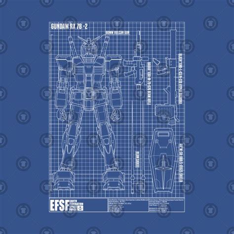 Gundam Blueprint Line Design