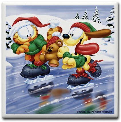 Garfield Christmas Cards - THLOG