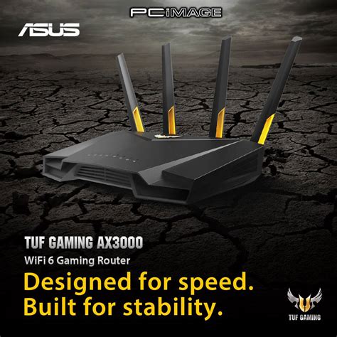 ASUS TUF Gaming AX3000 Dual Band WiFi 6 802 11ax Gaming Router PC Image