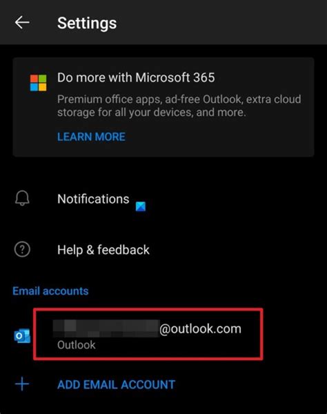 Remove Email Account From Outlook On Windows IPhone Android